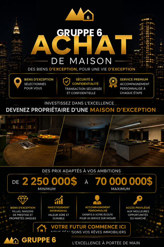 Affiche Achat de Maison